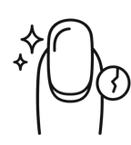 Ikona – problemy paznokci